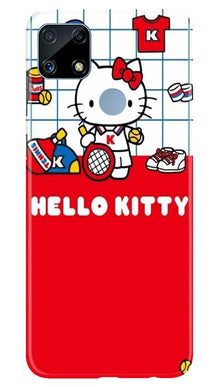 Hello Kitty Mobile Back Case for Realme C25S (Design - 363)