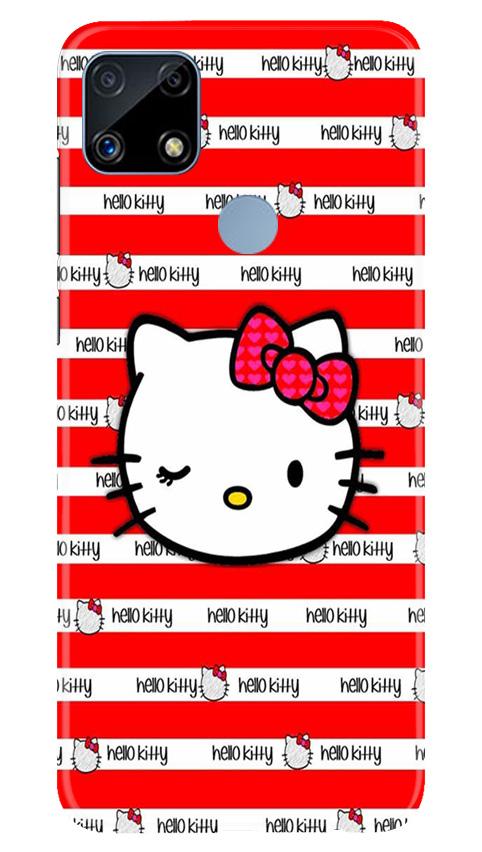 Hello Kitty Mobile Back Case for Realme C25 (Design - 364)