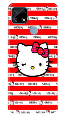 Hello Kitty Mobile Back Case for Realme C25S (Design - 364)