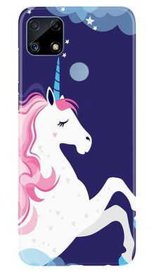 Unicorn Mobile Back Case for Realme C25 (Design - 365)