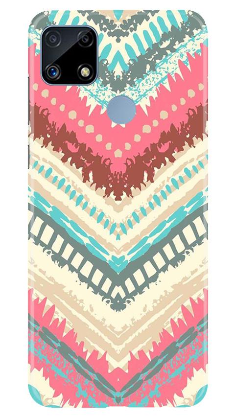 Pattern Mobile Back Case for Realme C25S (Design - 368)