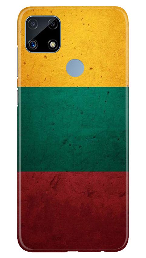 Color Pattern Mobile Back Case for Realme C25 (Design - 374)
