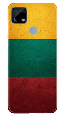 Color Pattern Mobile Back Case for Realme C25S (Design - 374)
