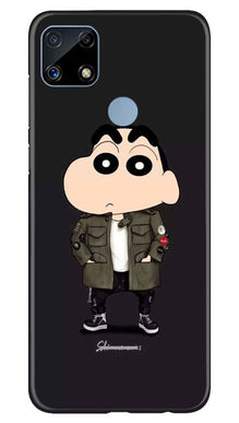 Shin Chan Mobile Back Case for Realme C25S (Design - 391)