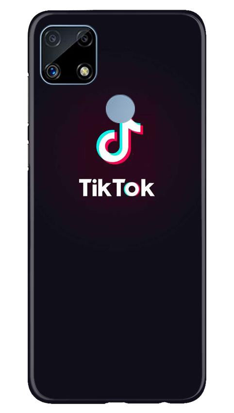 Tiktok Mobile Back Case for Realme C25 (Design - 396)