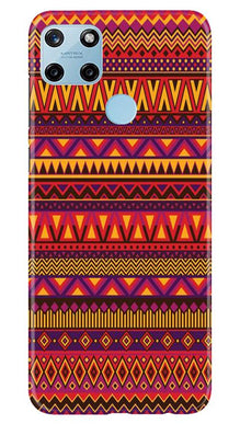 Zigzag line pattern2 Mobile Back Case for Realme C21Y (Design - 10)