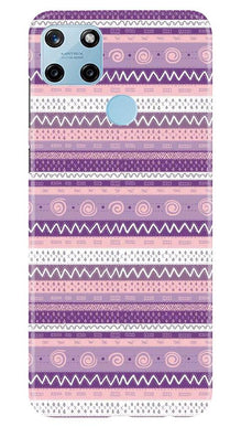 Zigzag line pattern3 Mobile Back Case for Realme C21Y (Design - 11)