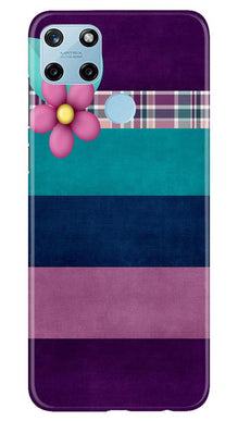 Purple Blue Mobile Back Case for Realme C21Y (Design - 37)