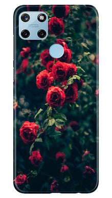 Red Rose Mobile Back Case for Realme C21Y (Design - 66)