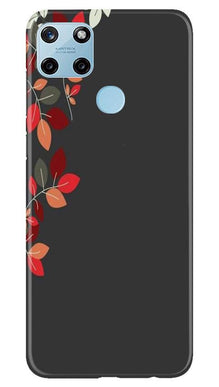 Grey Background Mobile Back Case for Realme C25Y (Design - 71)