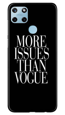 More Issues than Vague Mobile Back Case for Realme C25Y (Design - 74)
