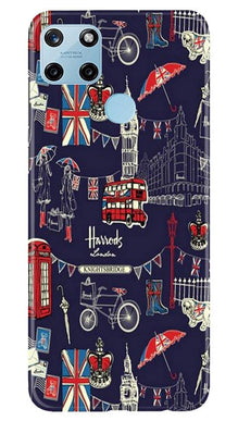 Love London Mobile Back Case for Realme C25Y (Design - 75)