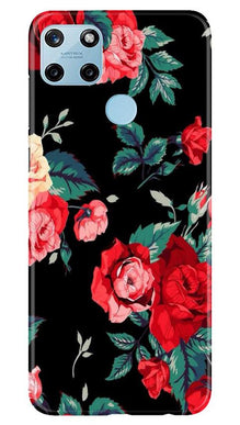 Red Rose2 Mobile Back Case for Realme C25Y (Design - 81)