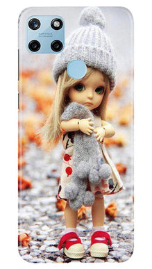 Cute Doll Mobile Back Case for Realme C25Y (Design - 93)