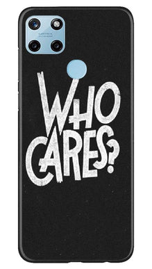 Who Cares Mobile Back Case for Realme C25Y (Design - 94)