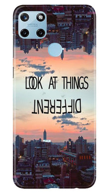 Look at things different Mobile Back Case for Realme C21Y (Design - 99)