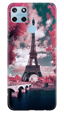 Eiffel Tower Mobile Back Case for Realme C25Y  (Design - 101)