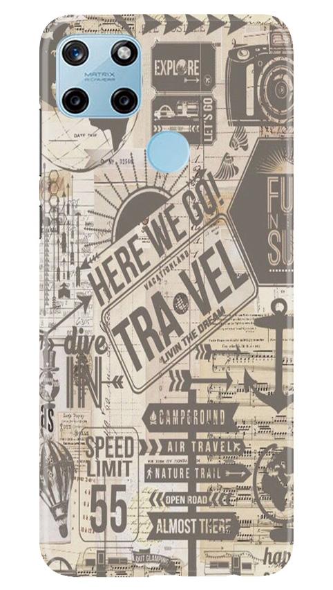 Travel Case for Realme C25Y  (Design - 104)
