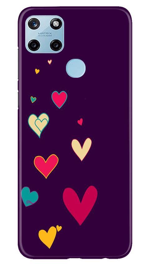 Purple Background Case for Realme C21Y(Design - 107)
