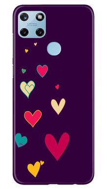 Purple Background Mobile Back Case for Realme C25Y  (Design - 107)
