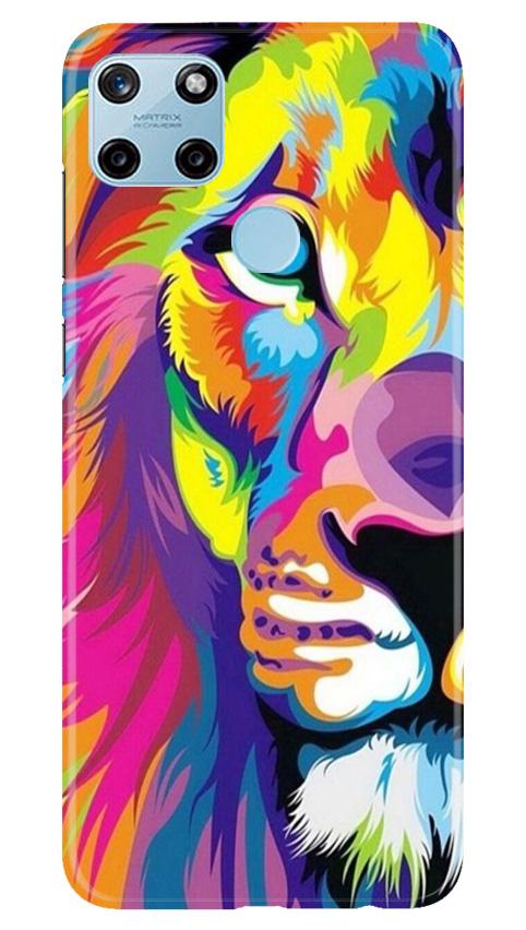 Colorful Lion Case for Realme C21Y(Design - 110)