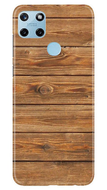 Wooden Look Mobile Back Case for Realme C25Y  (Design - 113)