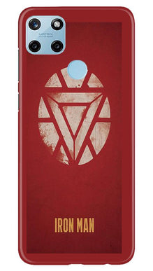 Iron Man Superhero Mobile Back Case for Realme C25Y  (Design - 115)