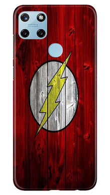Flash Superhero Mobile Back Case for Realme C25Y  (Design - 116)