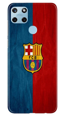 FCB Football Mobile Back Case for Realme C25Y  (Design - 123)