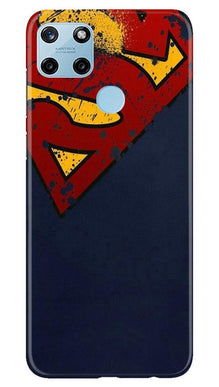 Superman Superhero Mobile Back Case for Realme C25Y  (Design - 125)