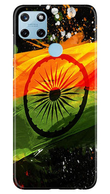 Indian Flag Mobile Back Case for Realme C25Y  (Design - 137)