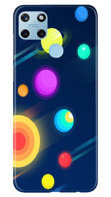 Solar Planet Mobile Back Case for Realme C25Y (Design - 197)