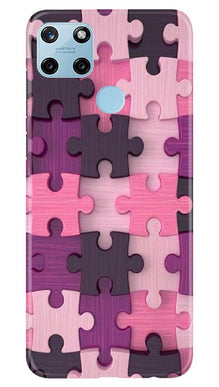 Puzzle Mobile Back Case for Realme C25Y (Design - 199)
