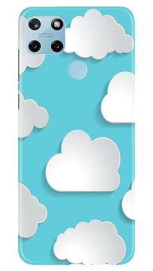 Clouds Mobile Back Case for Realme C21Y (Design - 210)