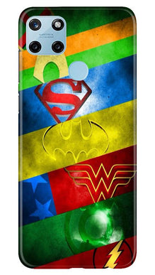 Superheros Logo Mobile Back Case for Realme C21Y (Design - 251)