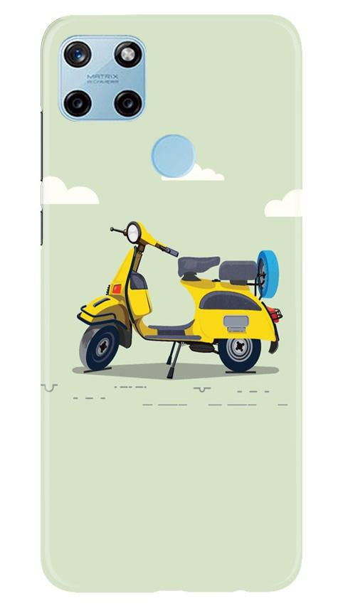 Vintage Scooter Case for Realme C25Y (Design No. 260)