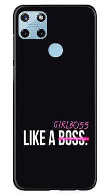 Like a Girl Boss Mobile Back Case for Realme C25Y (Design - 265)