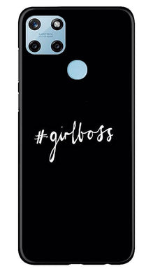 #GirlBoss Mobile Back Case for Realme C21Y (Design - 266)