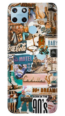 Vintage Design Mobile Back Case for Realme C25Y (Design - 284)