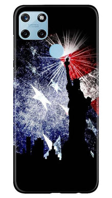 Statue of Unity Mobile Back Case for Realme C25Y (Design - 294)