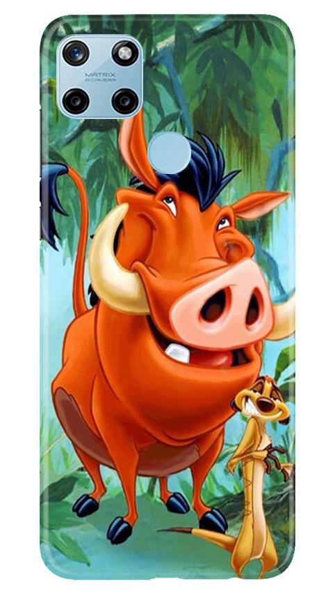 Timon and Pumbaa Mobile Back Case for Realme C21Y (Design - 305)