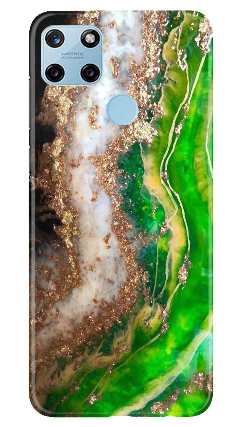 Marble Texture Mobile Back Case for Realme C21Y (Design - 307)