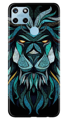 Lion Mobile Back Case for Realme C21Y (Design - 314)