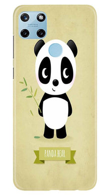 Panda Bear Mobile Back Case for Realme C25Y (Design - 317)