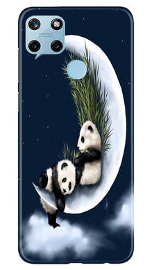 Panda Moon Mobile Back Case for Realme C25Y (Design - 318)