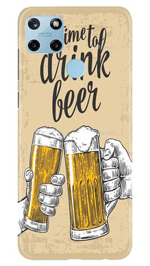 Drink Beer Mobile Back Case for Realme C21Y (Design - 328)