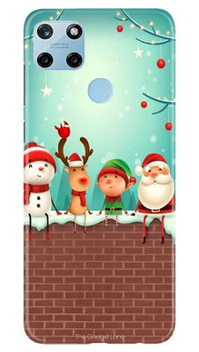 Santa Claus Mobile Back Case for Realme C25Y (Design - 334)