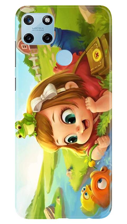 Baby Girl Mobile Back Case for Realme C25Y (Design - 339)