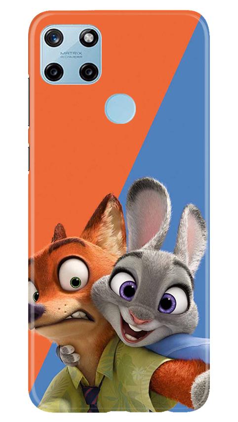 Cartoon Mobile Back Case for Realme C25Y (Design - 346)
