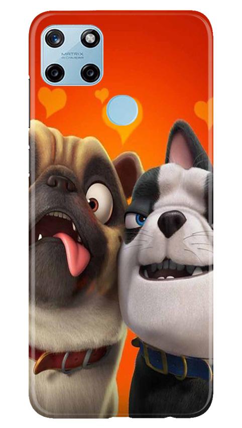 Dog Puppy Mobile Back Case for Realme C25Y (Design - 350)
